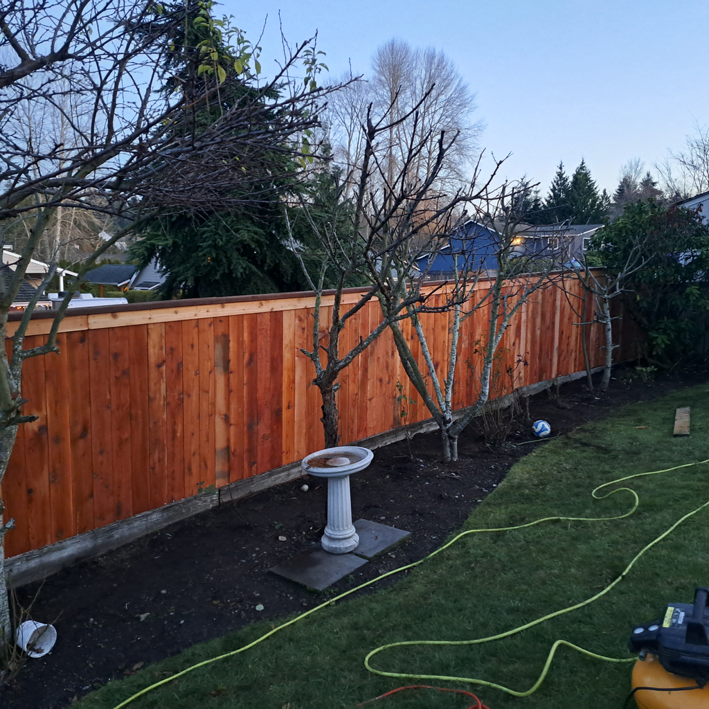 Fence installation finalized 1<br />new fencing in Newcastle
